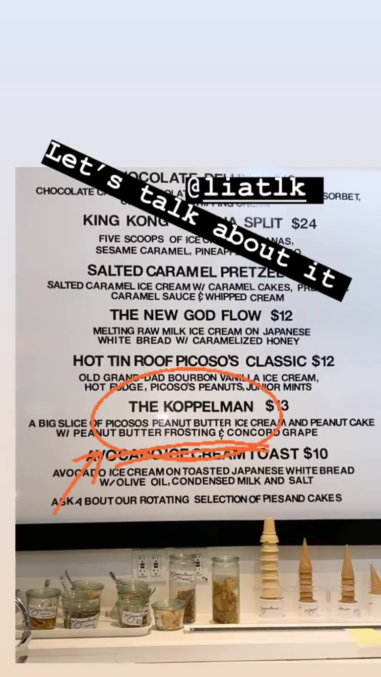Morgenstern's NYC: "The Koppelman" sundae