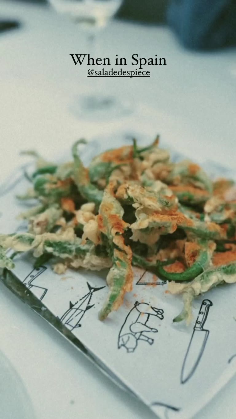 Sala de Despiece, Madrid: fried padrón peppers