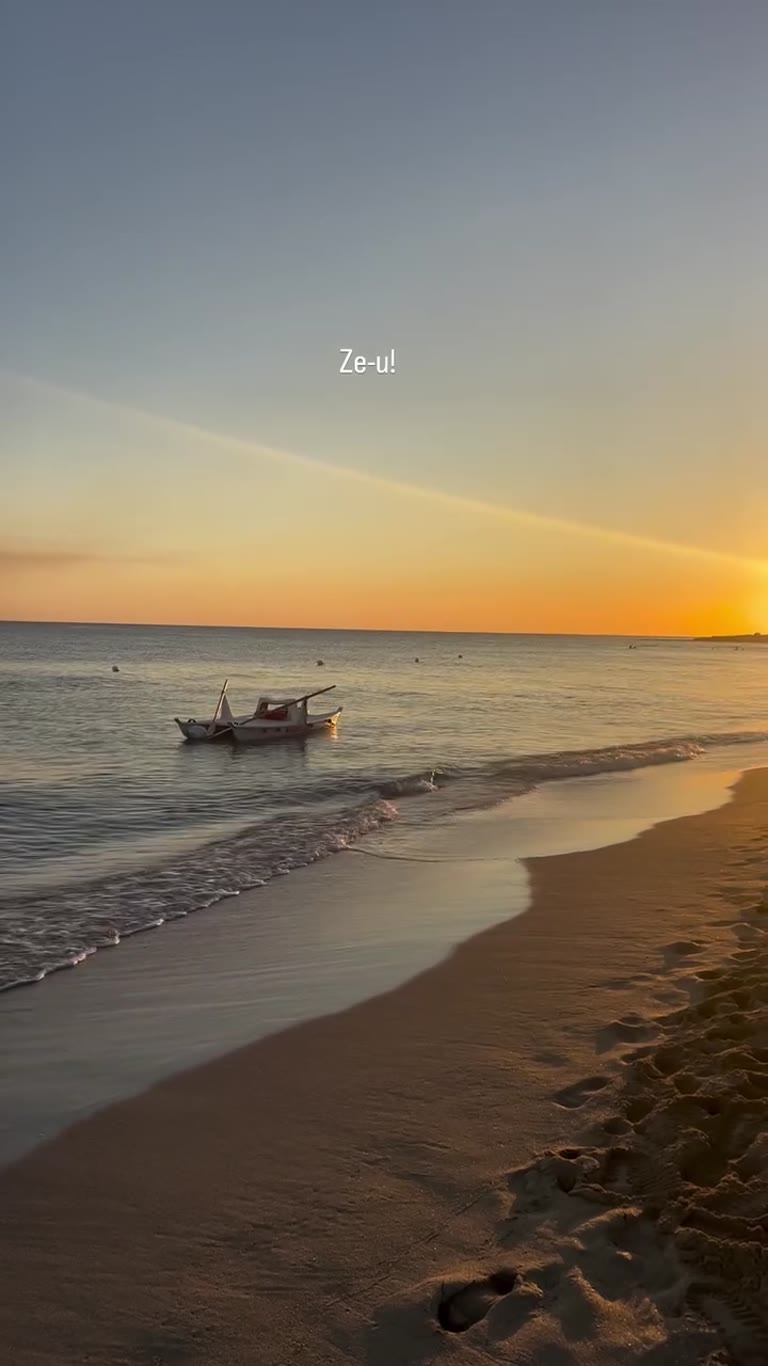 Sunset on a Puglia beach