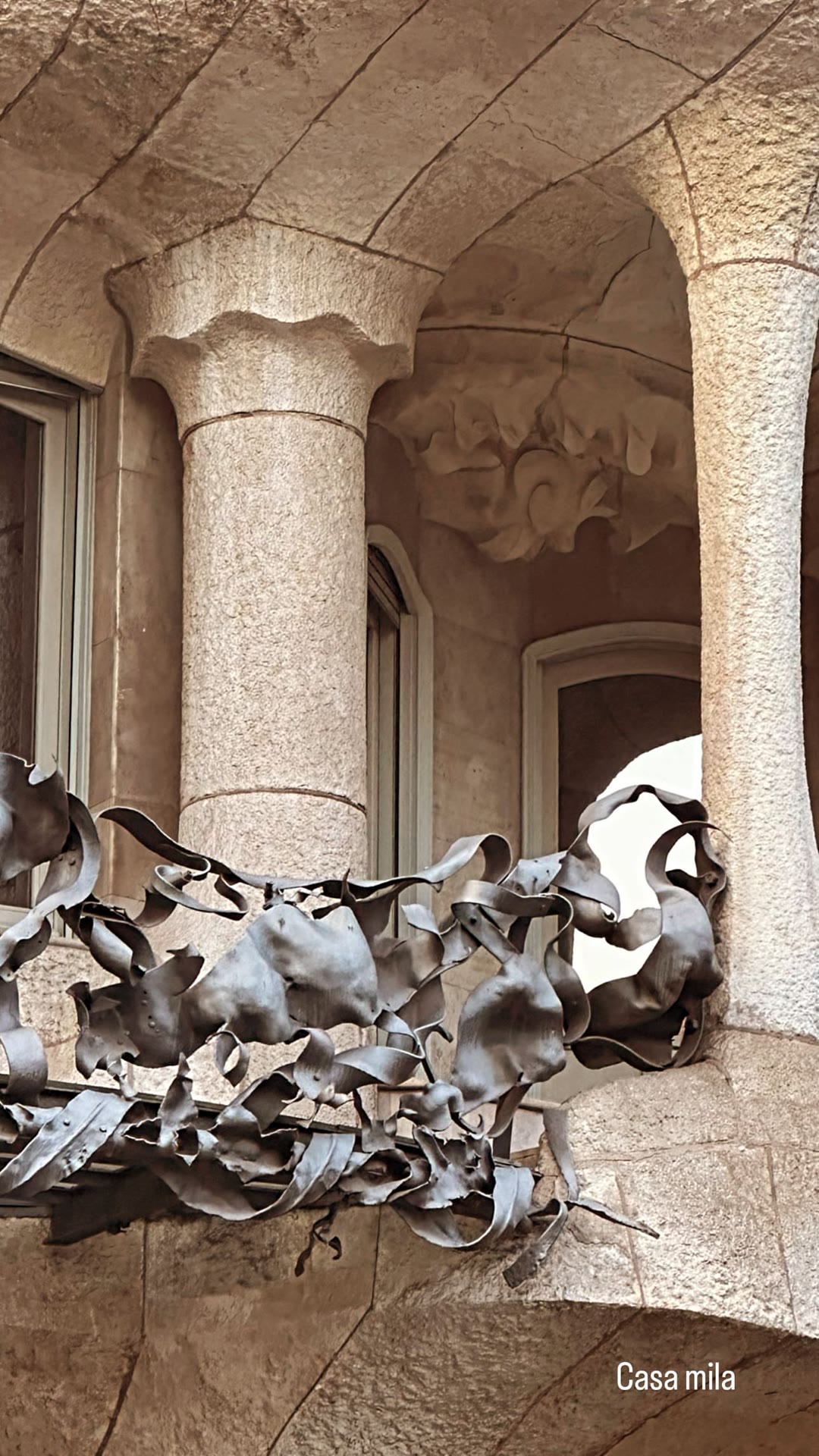 Casa Milà balcony ironwork, Barcelona