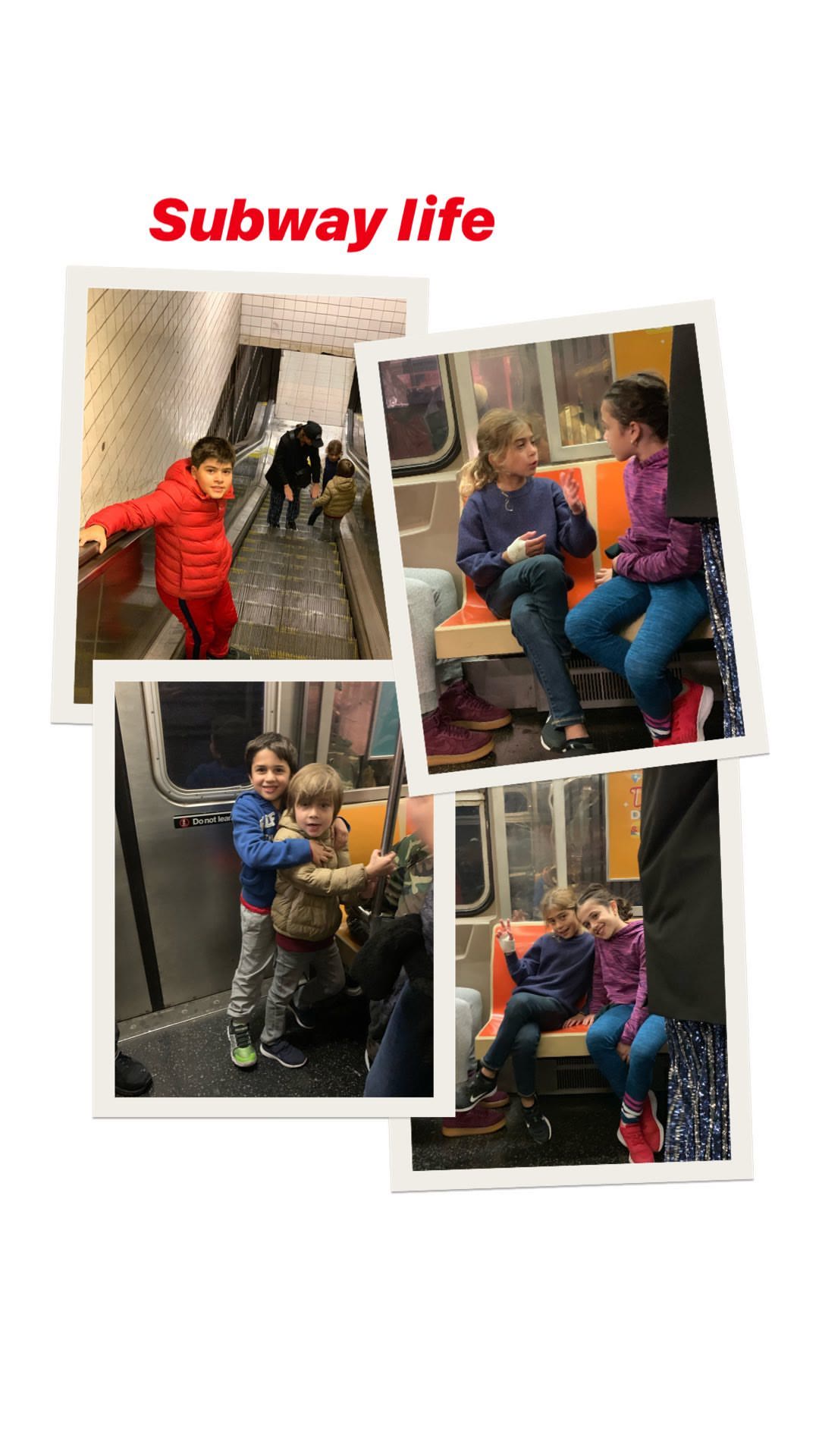 Subway life with kids in NYC