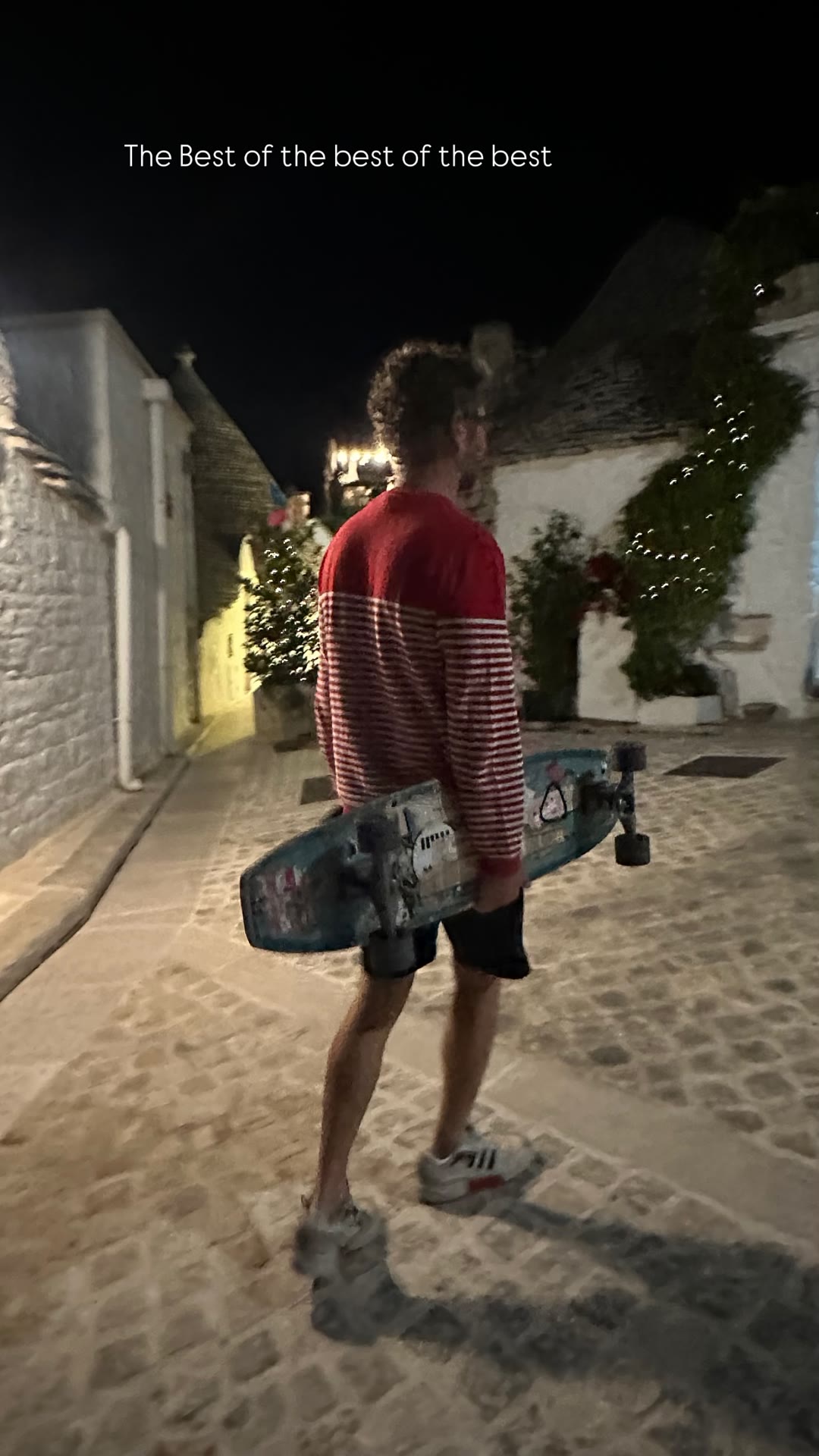 Night walk among the trulli in Alberobello