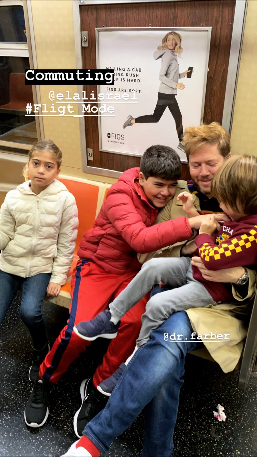 Commuting on the NYC subway with the kids