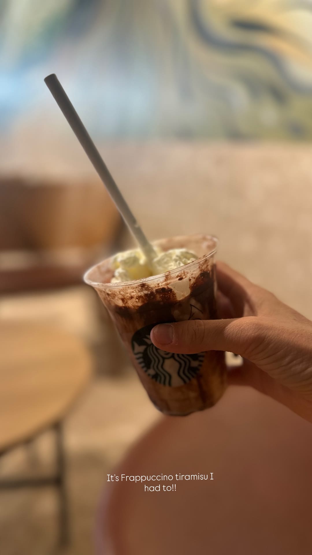 Tiramisu Frappuccino at Starbucks in Puglia