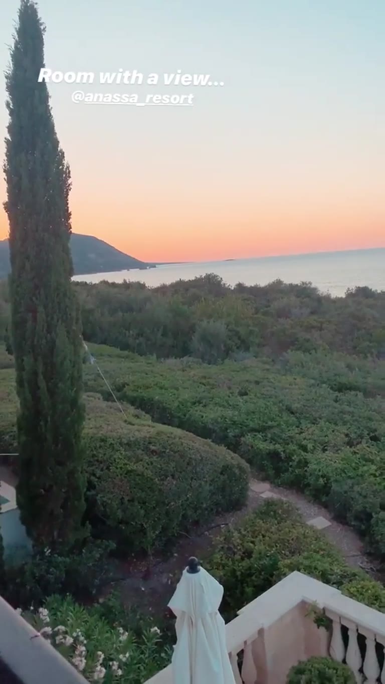 Sunset sea view from Anassa Resort, Cyprus