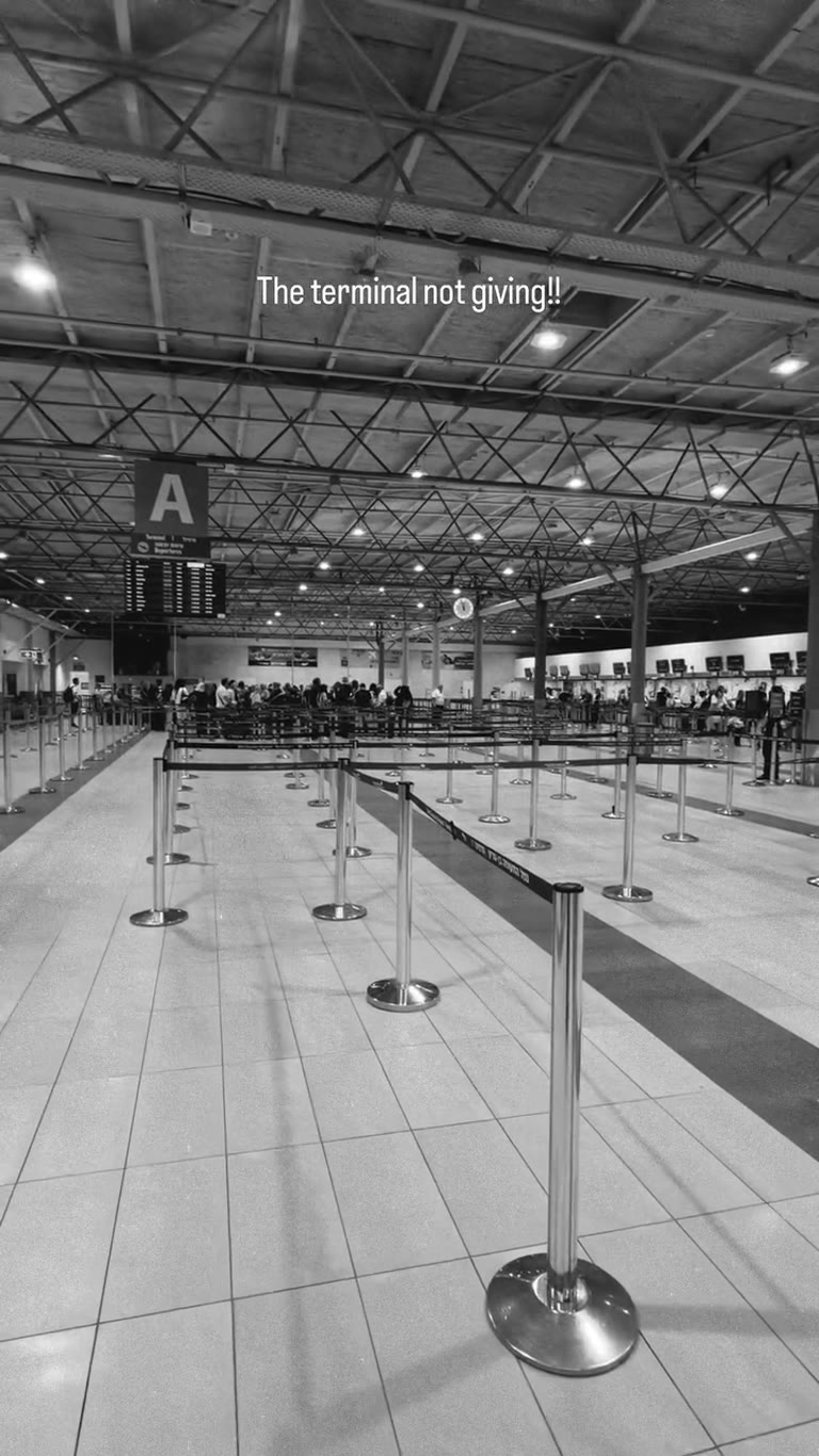 Ben Gurion Terminal 1 en route to Corfu