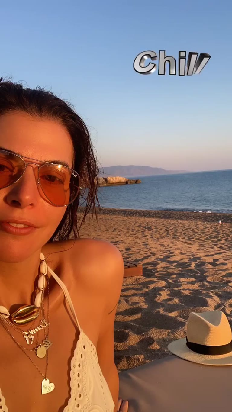 Golden-hour beach chill in Cyprus