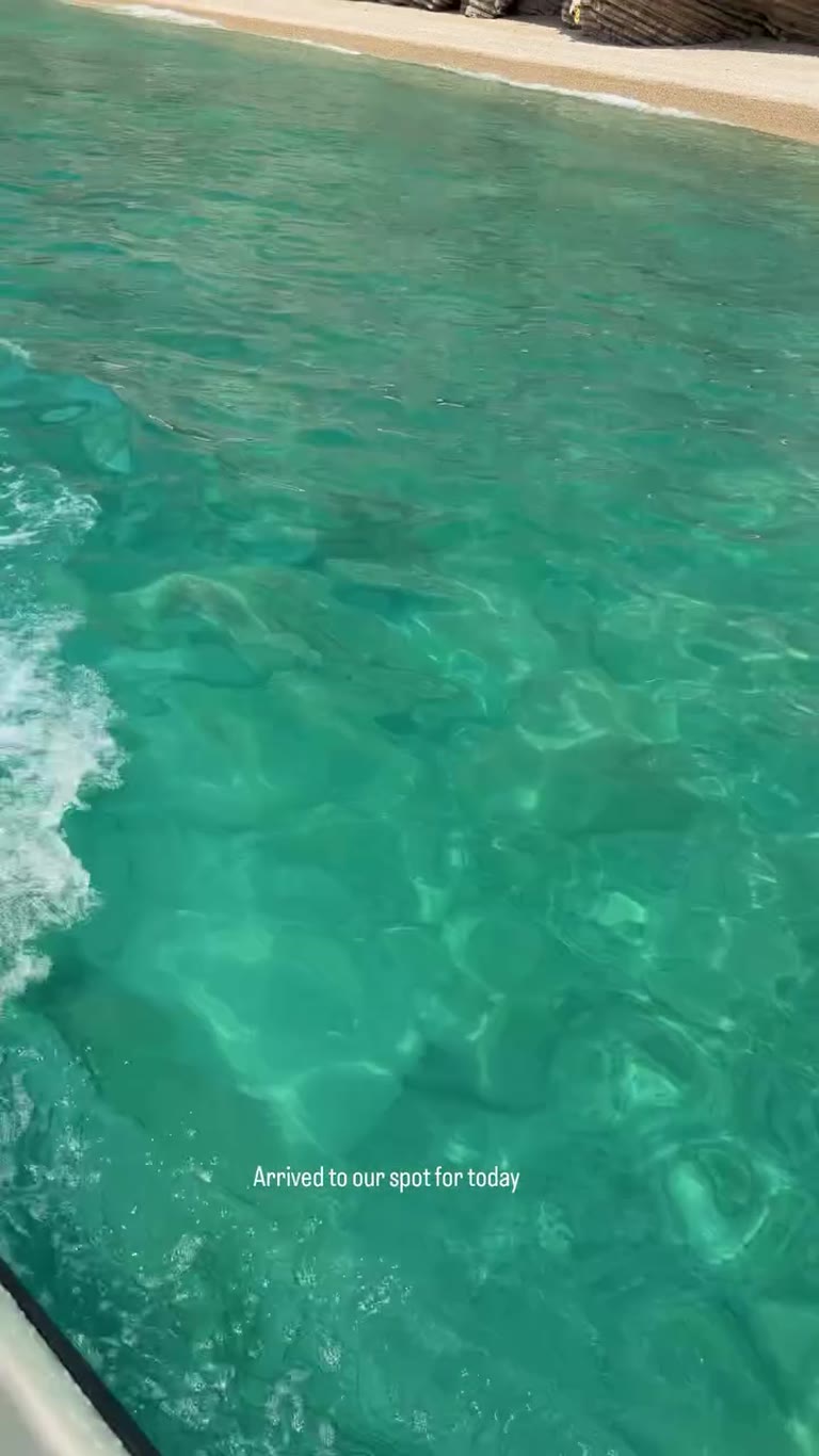 Boat day at a hidden cliff beach in Corfu