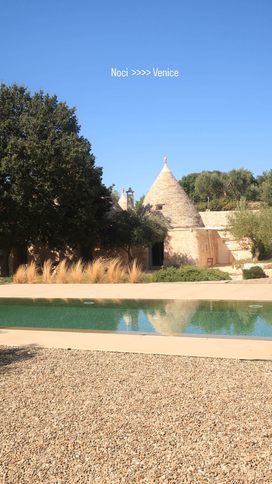Leaving a trullo stay in Noci for Venice