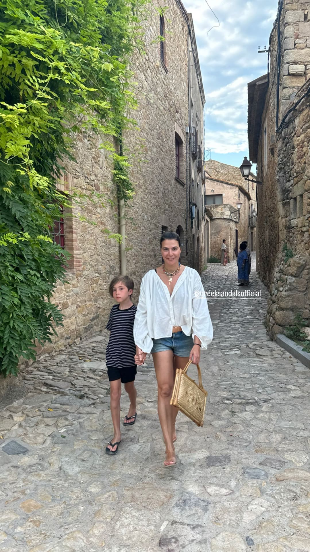 Cobbled lanes of a Catalan medieval village