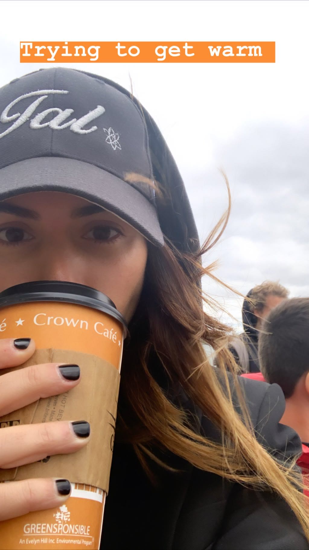 Hot coffee at Crown Café, Liberty Island