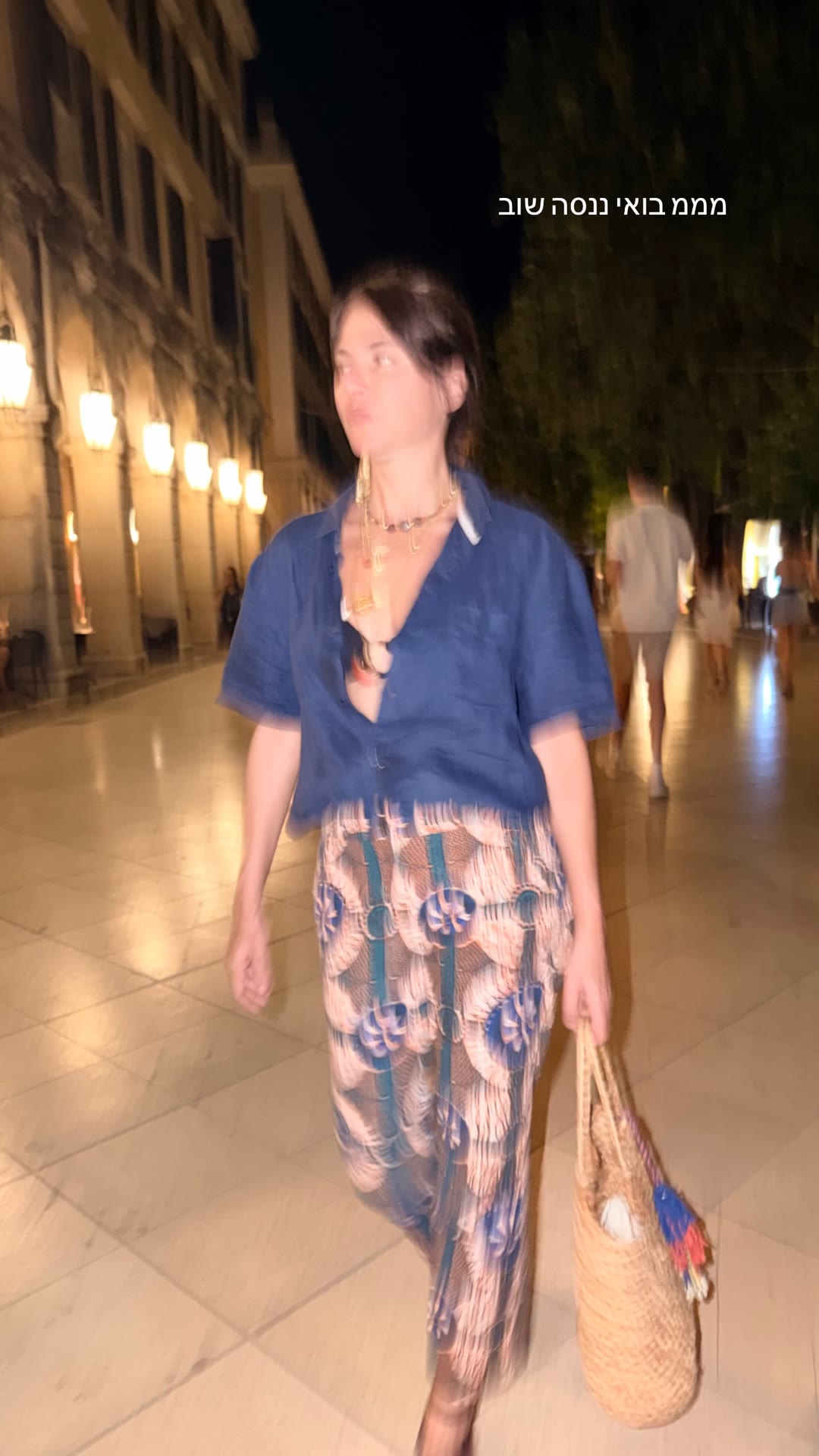 Night walk in Corfu Town