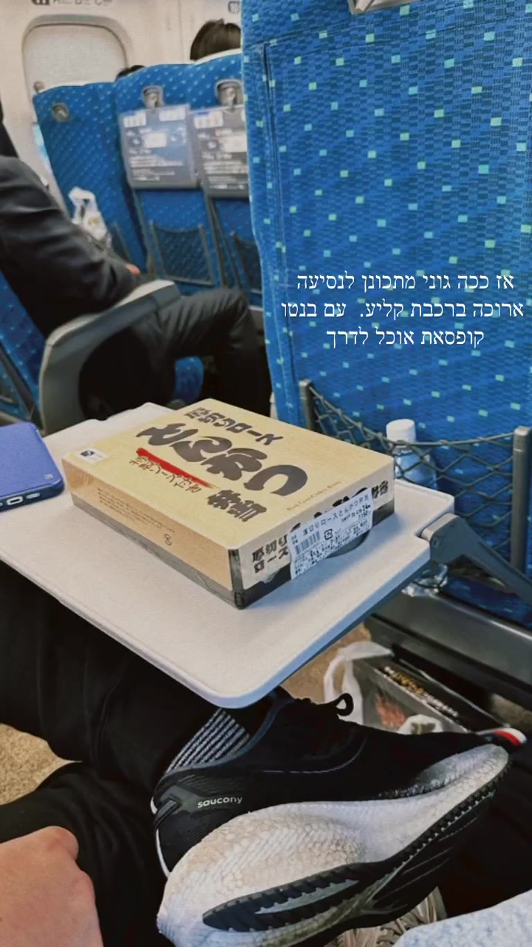 Bento on the Shinkansen to Osaka