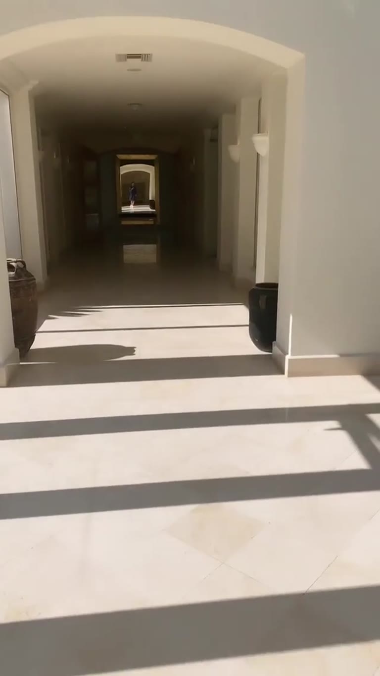 Luxury resort pool walkthrough in Cyprus