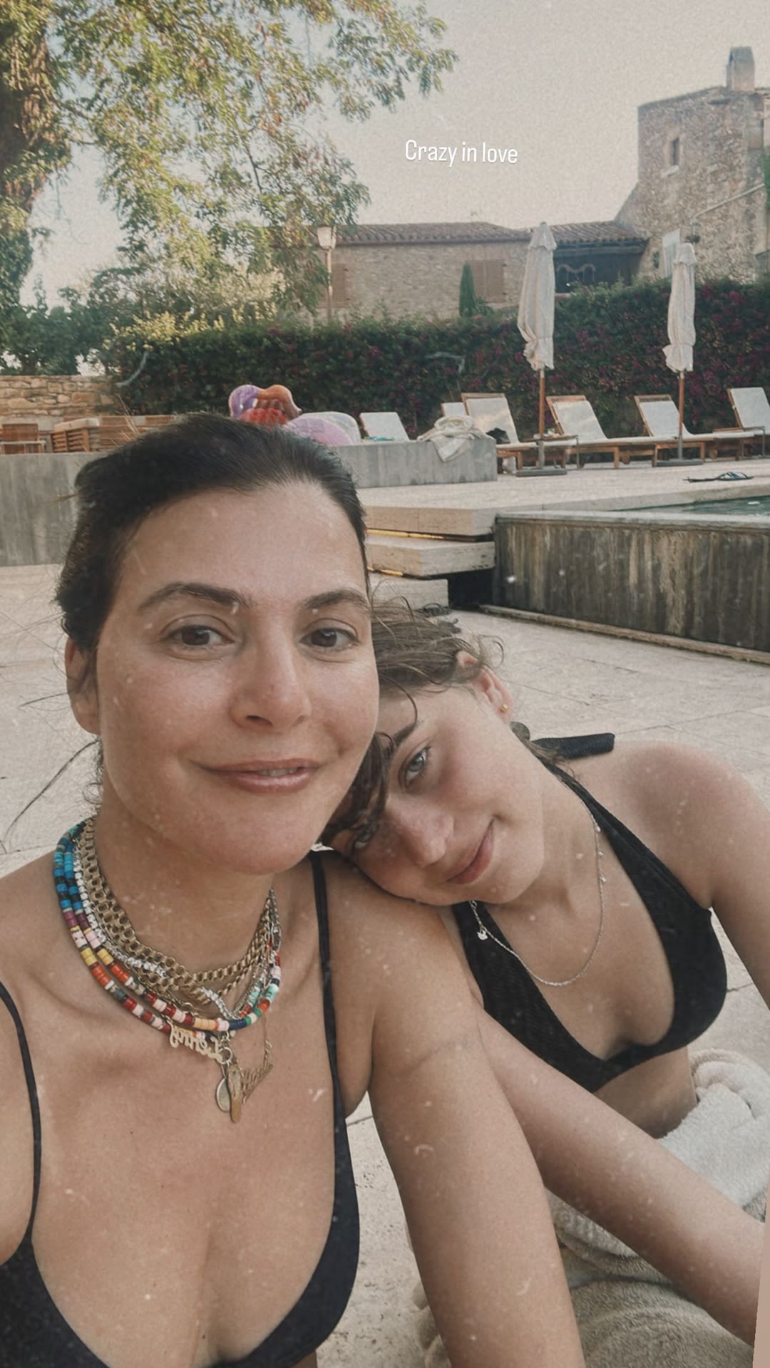 Poolside selfie in Spain