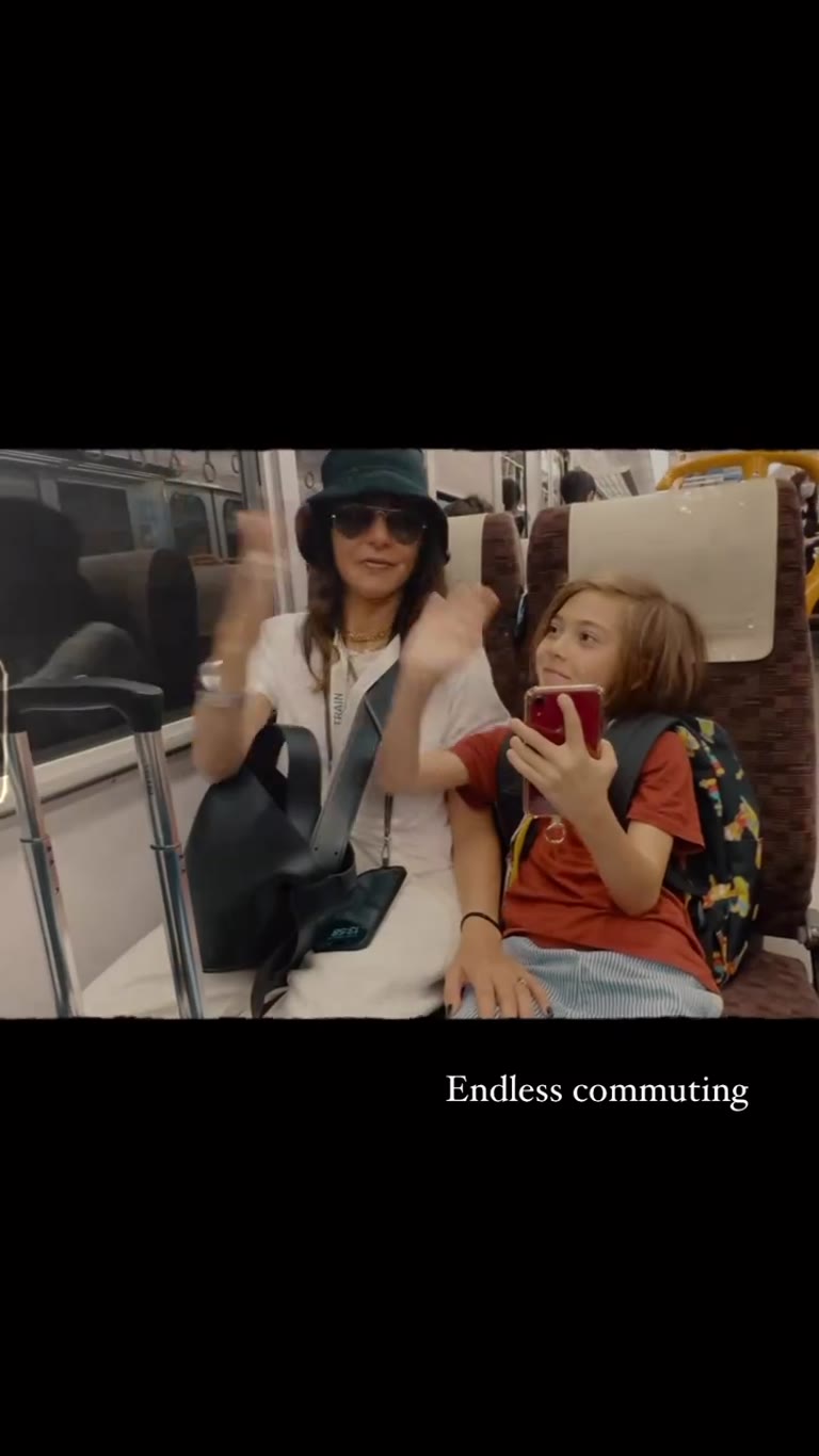 Train commuting in Japan with kids