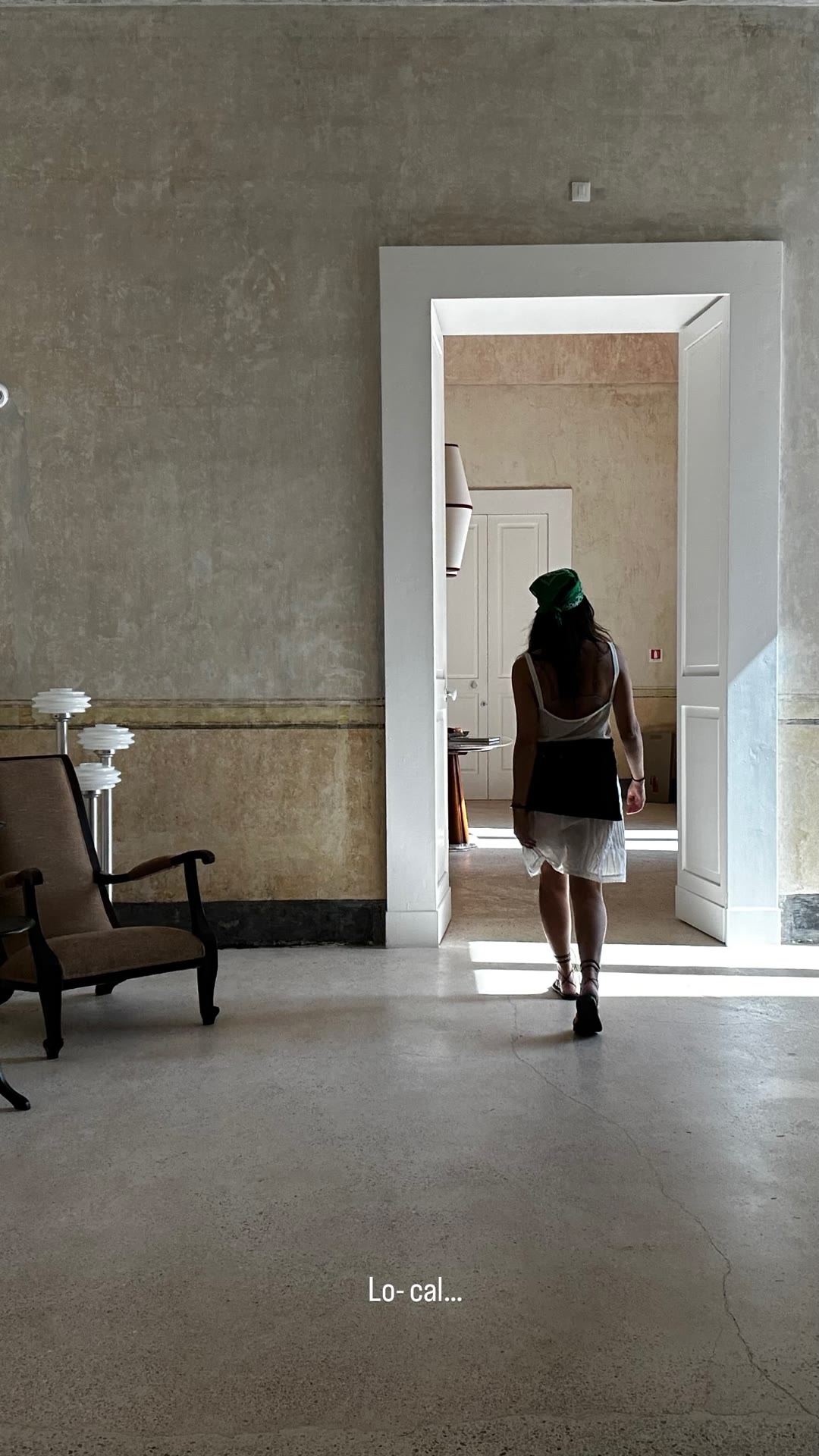 Walking through a Puglia palazzo hotel