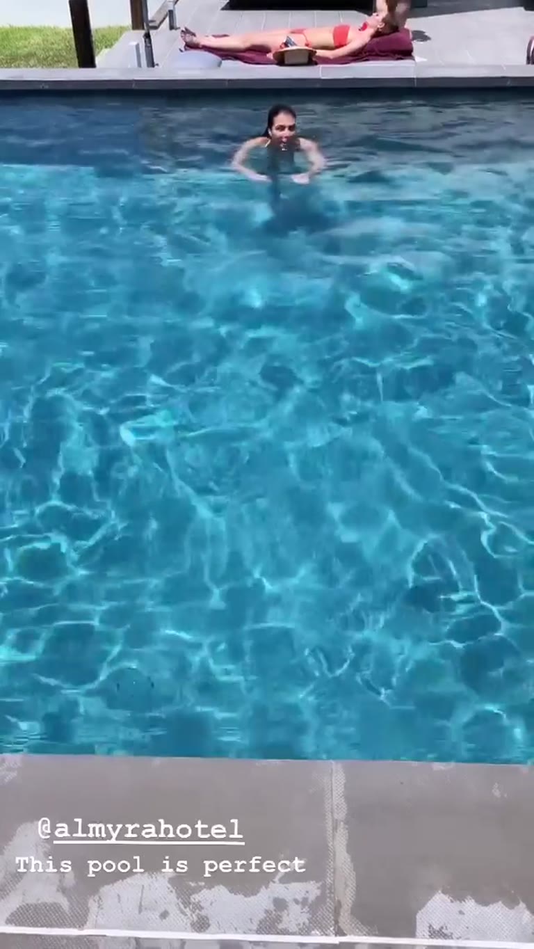The pool at Almyra Hotel, Paphos