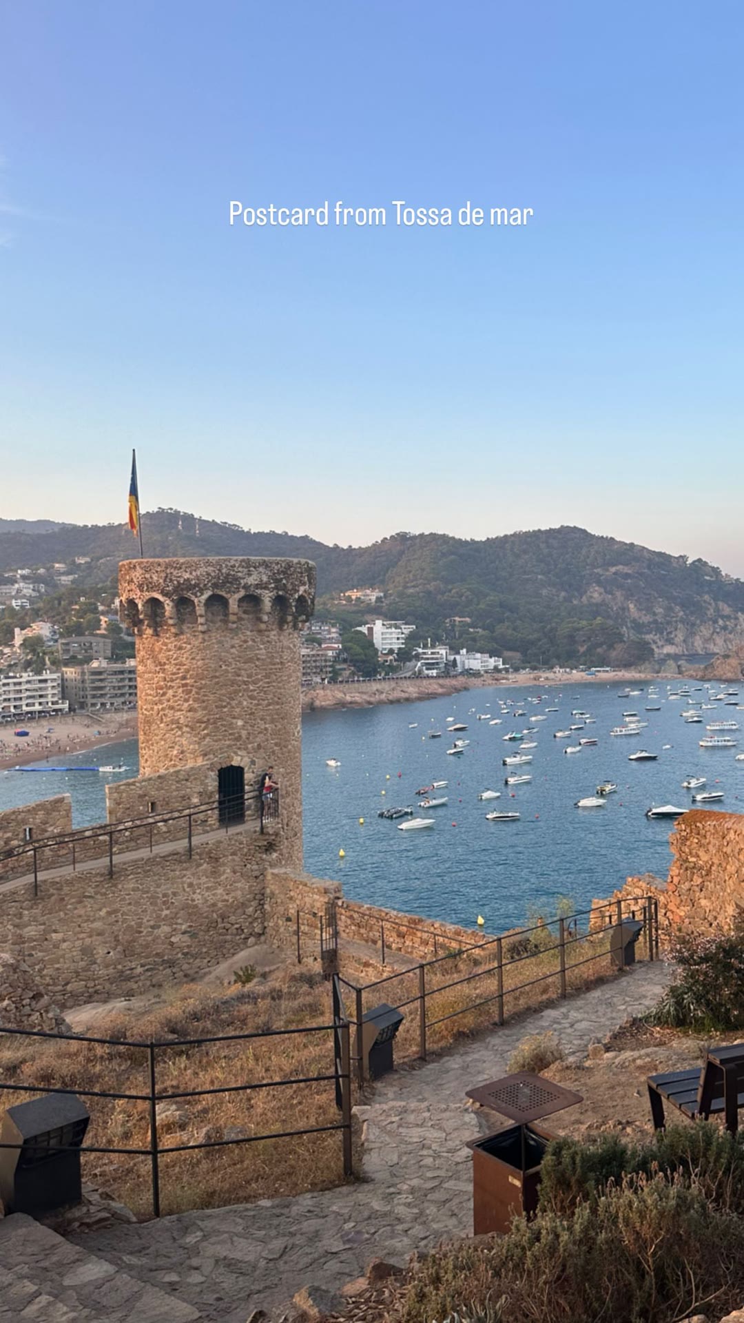 Postcard from Tossa de Mar
