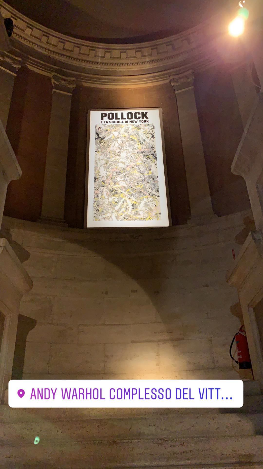 Pollock exhibition at Complesso del Vittoriano, Rome