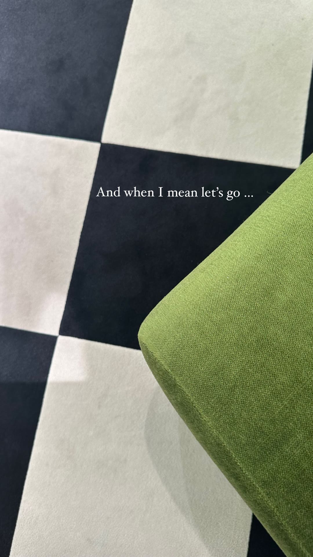 Checkerboard floor teaser en route to Athens