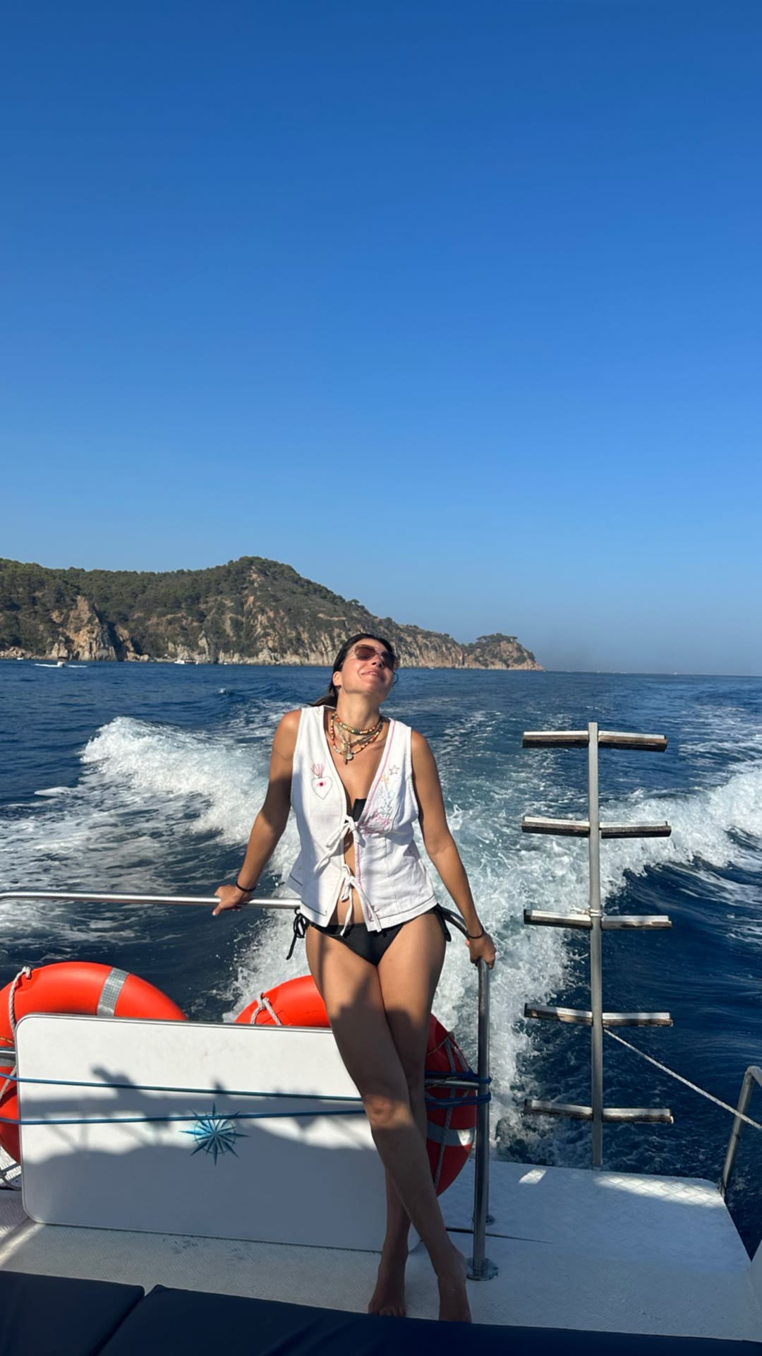 Boat day off the Spanish coast