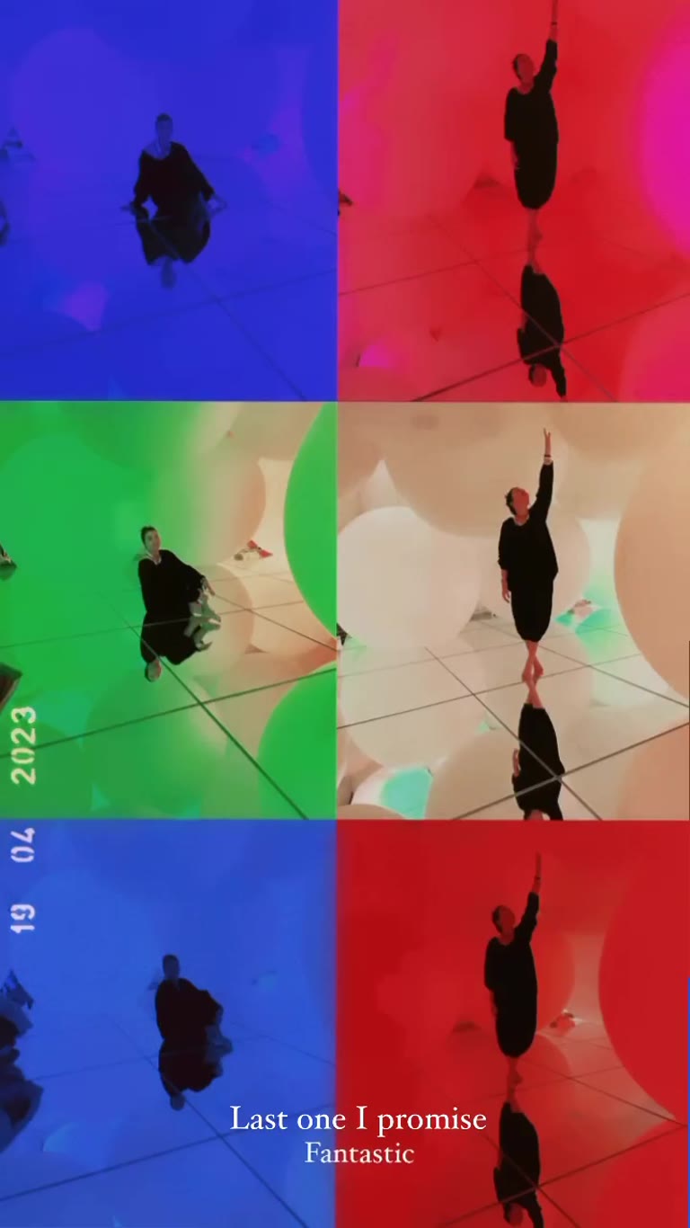 teamLab balloon room in Tokyo — "Fantastic"