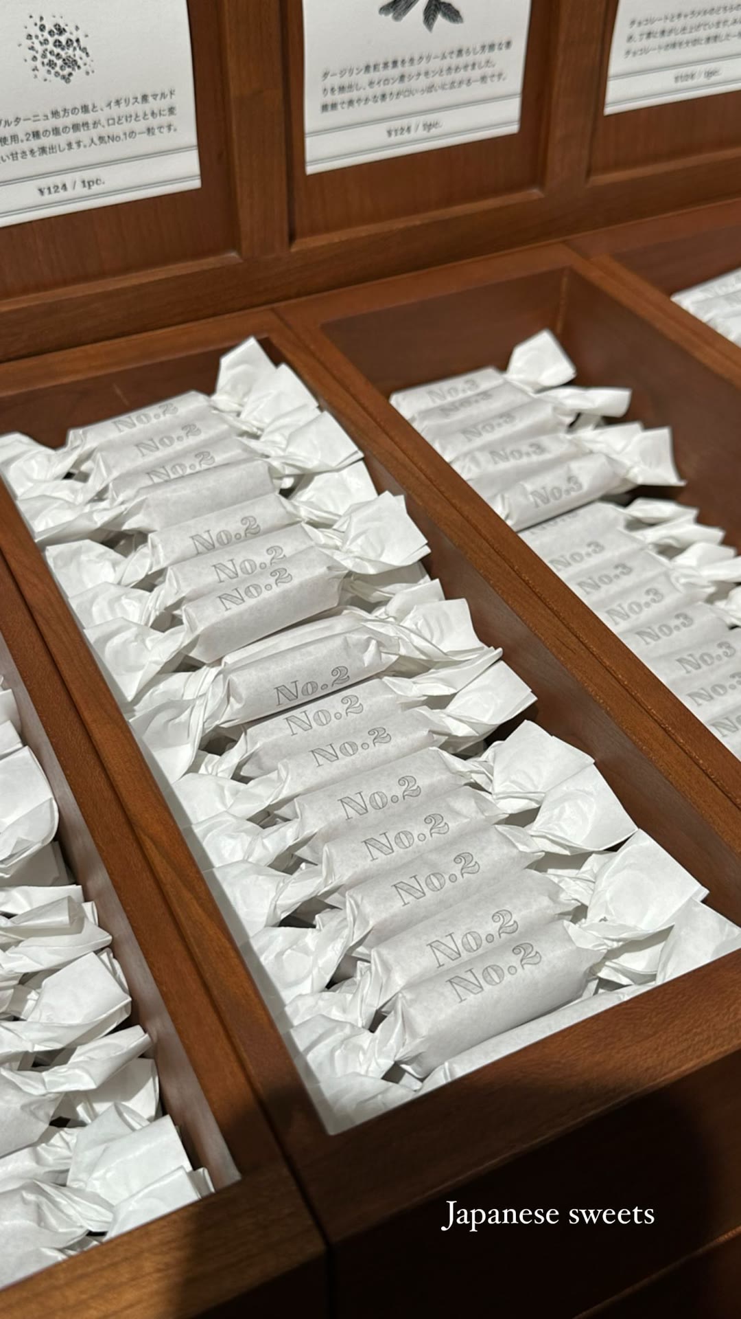 Japanese sweets shop in Tokyo