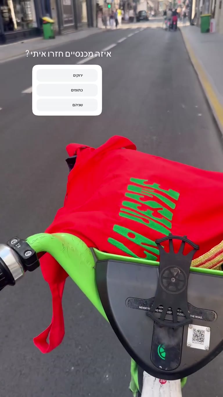 Riding a Lime bike through Paris streets
