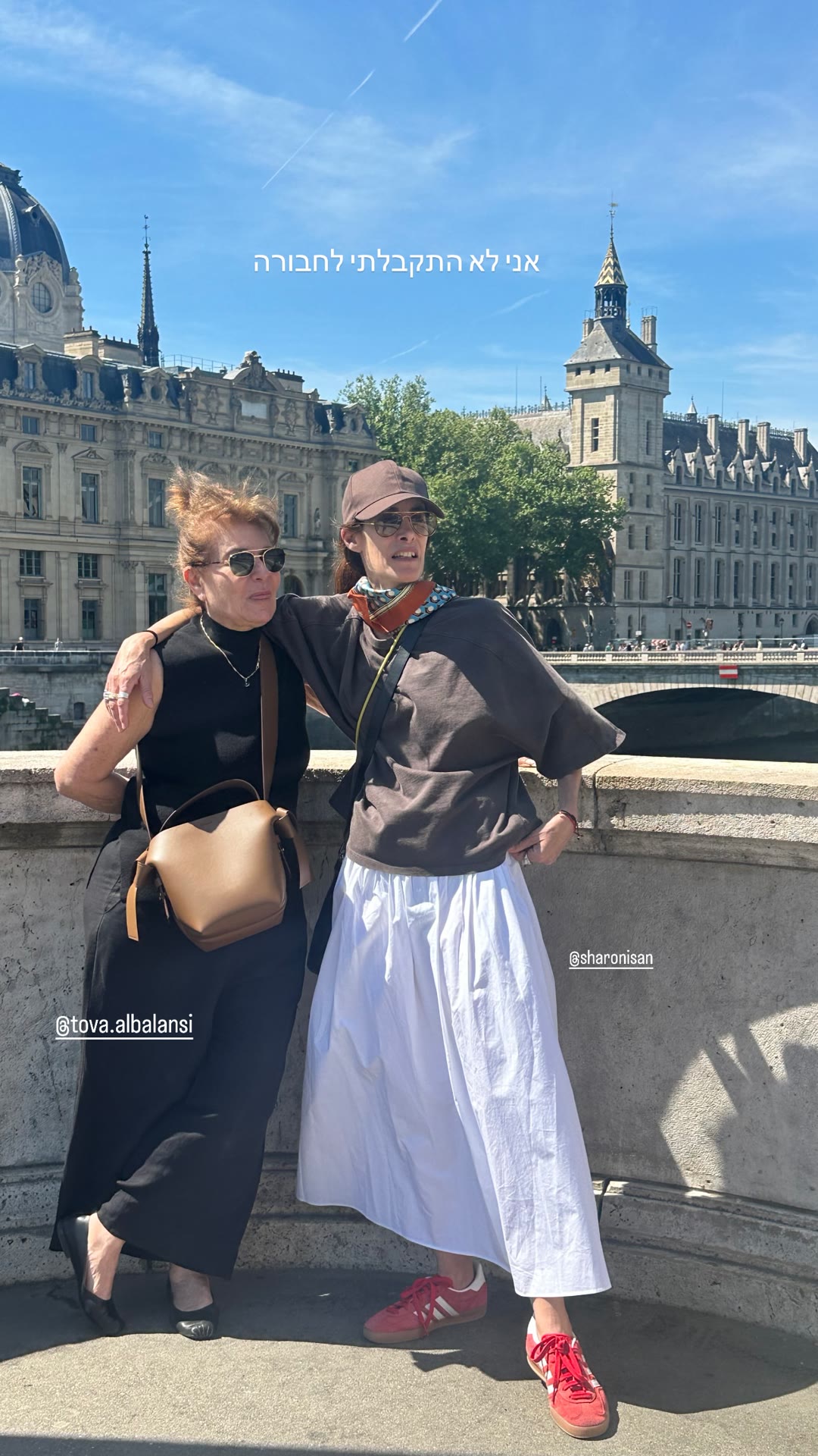 Posing by the Seine at the Conciergerie, Paris