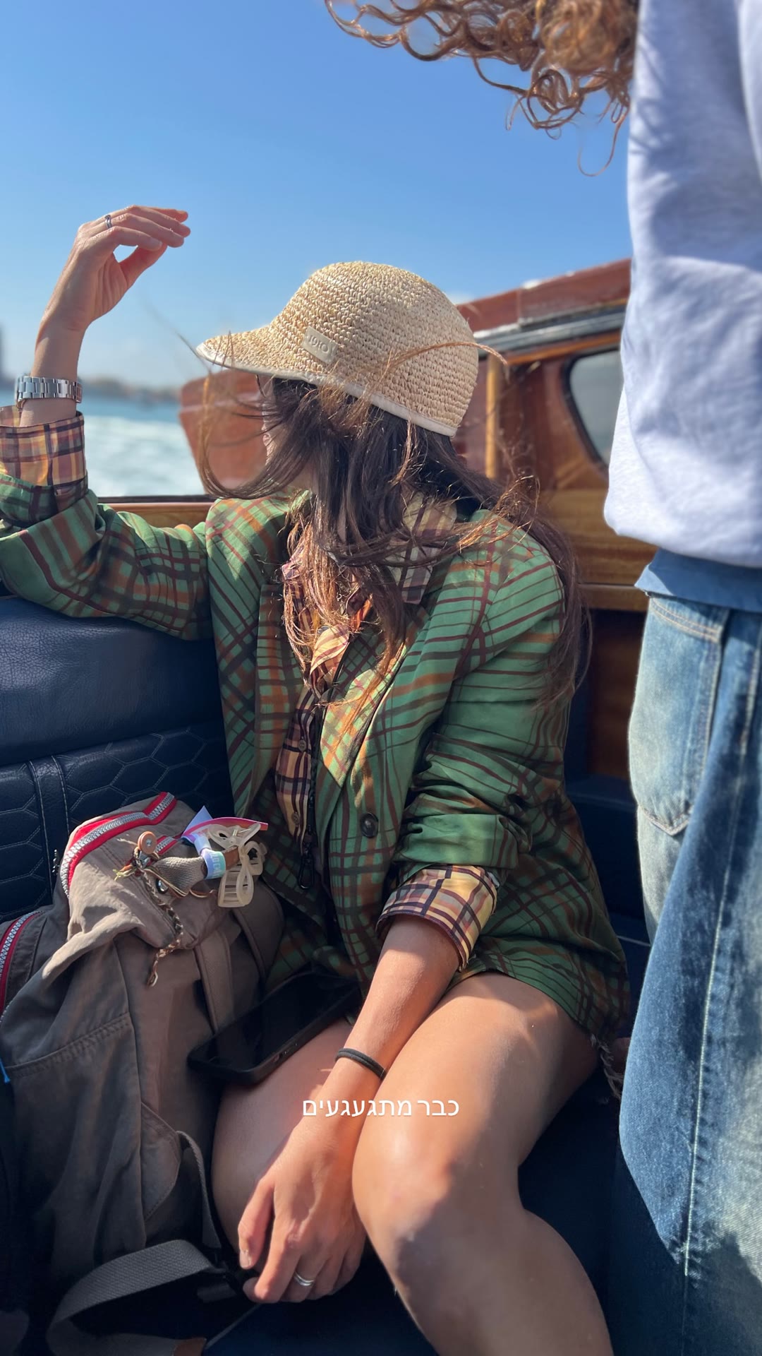 Water taxi ride in Venice