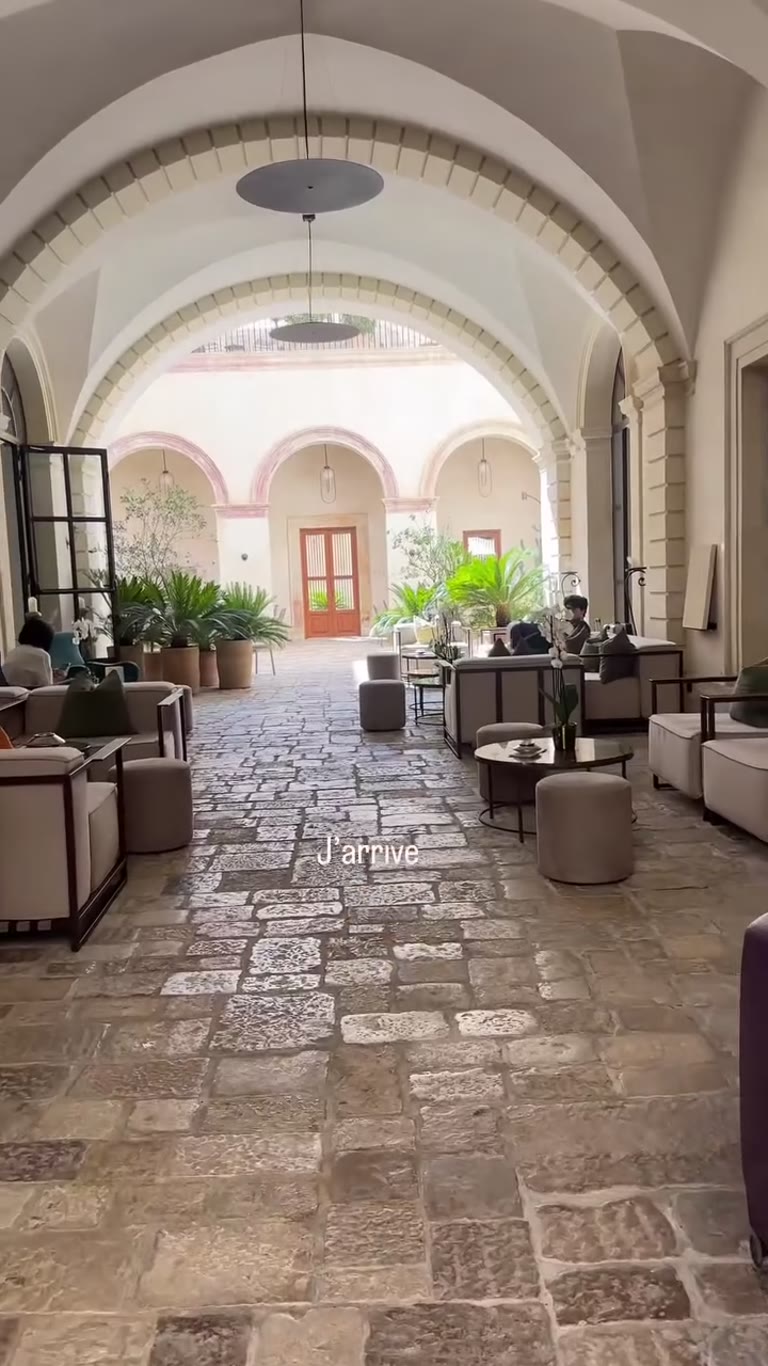 Arriving at a masseria-style hotel in Puglia