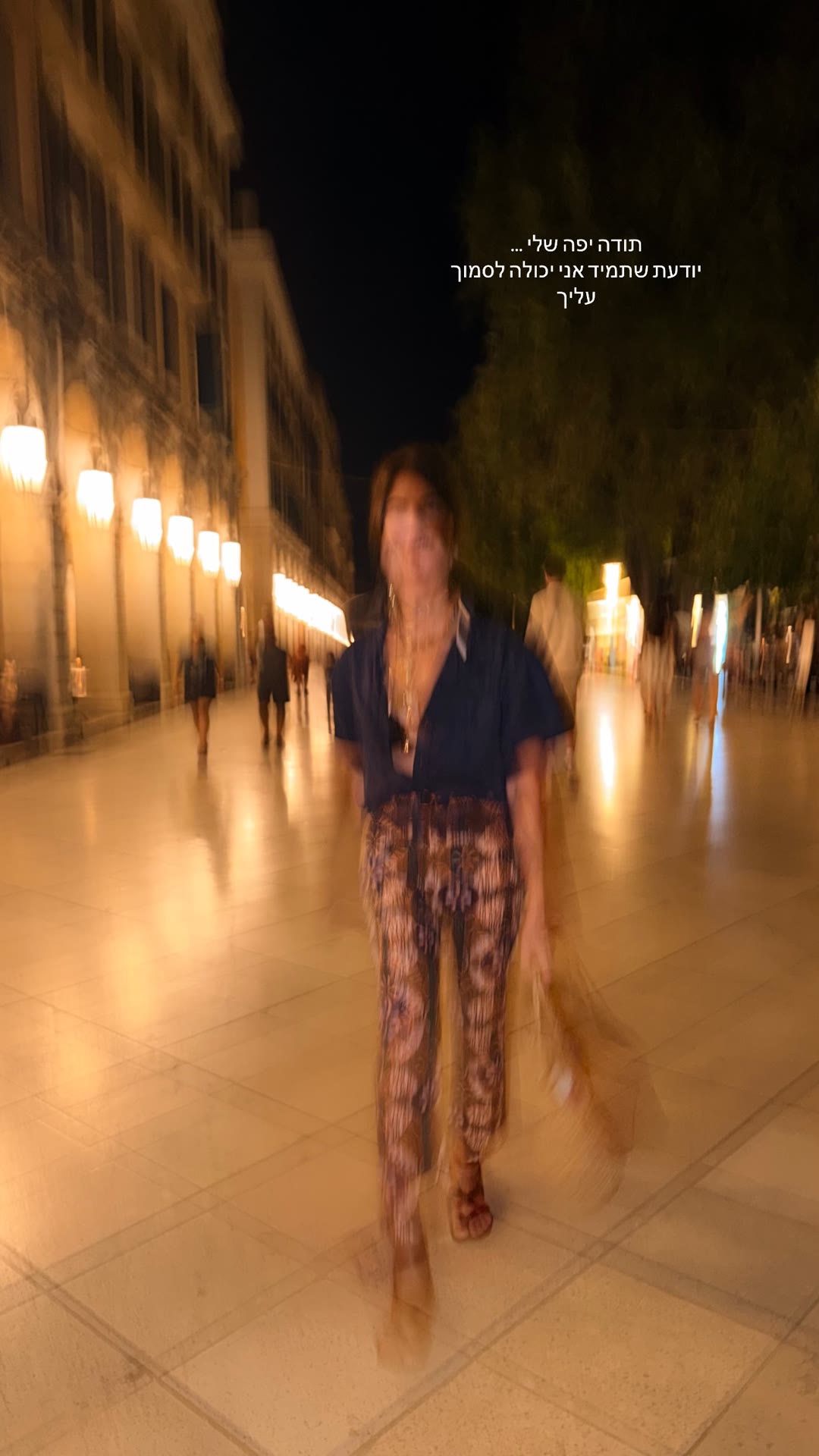 Night walk on the Liston, Corfu Town