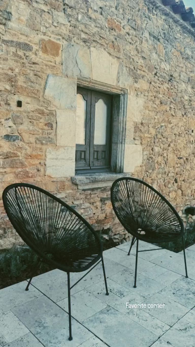 "Favorite corner" – stone terrace in Spain