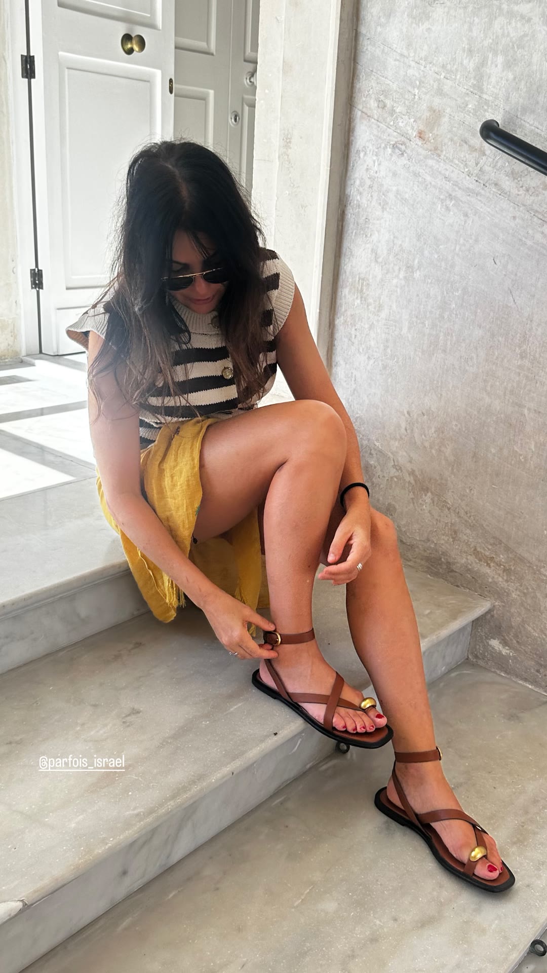 Parfois sandals styled in Puglia