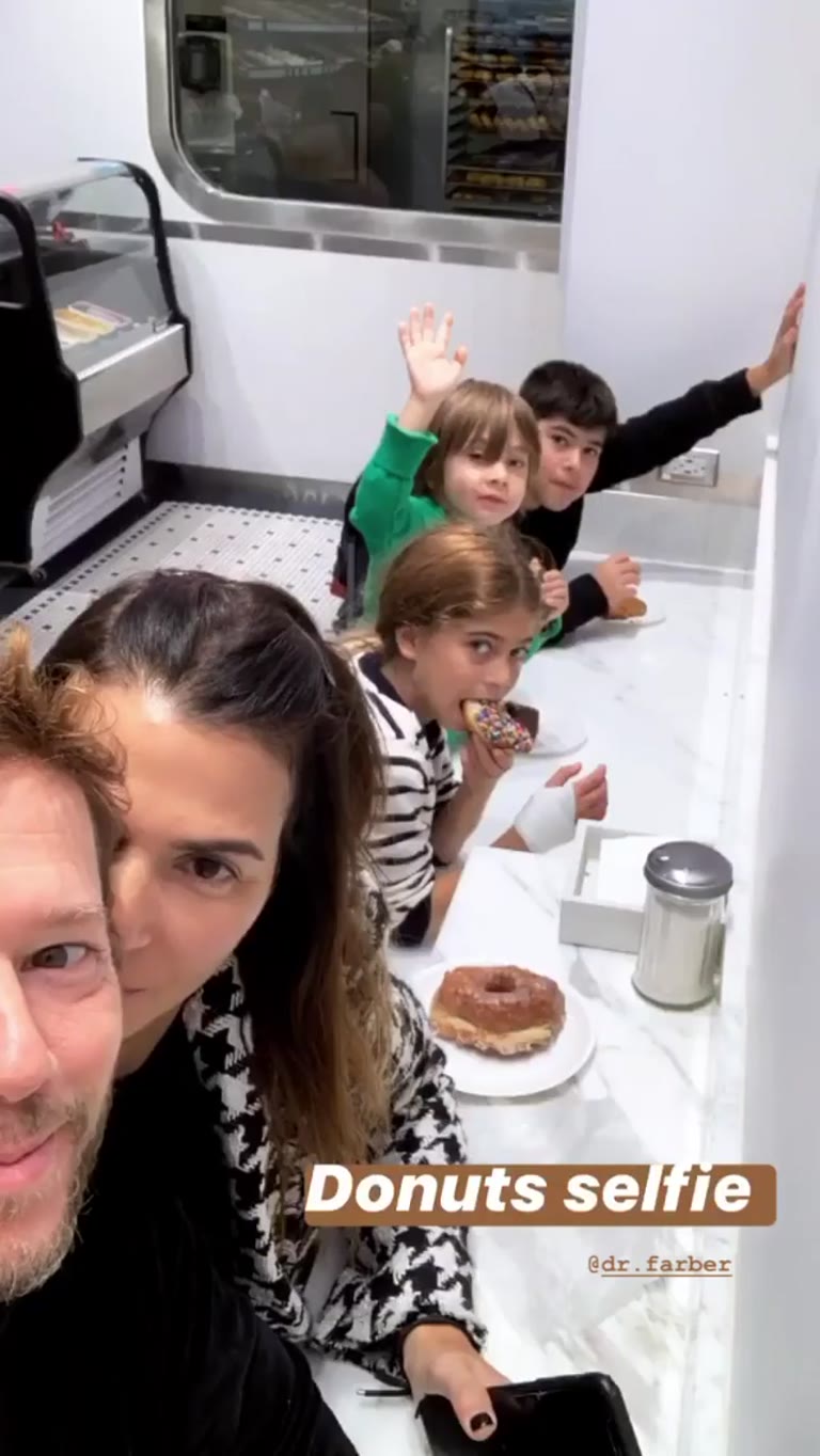 Donut stop with the kids in NYC