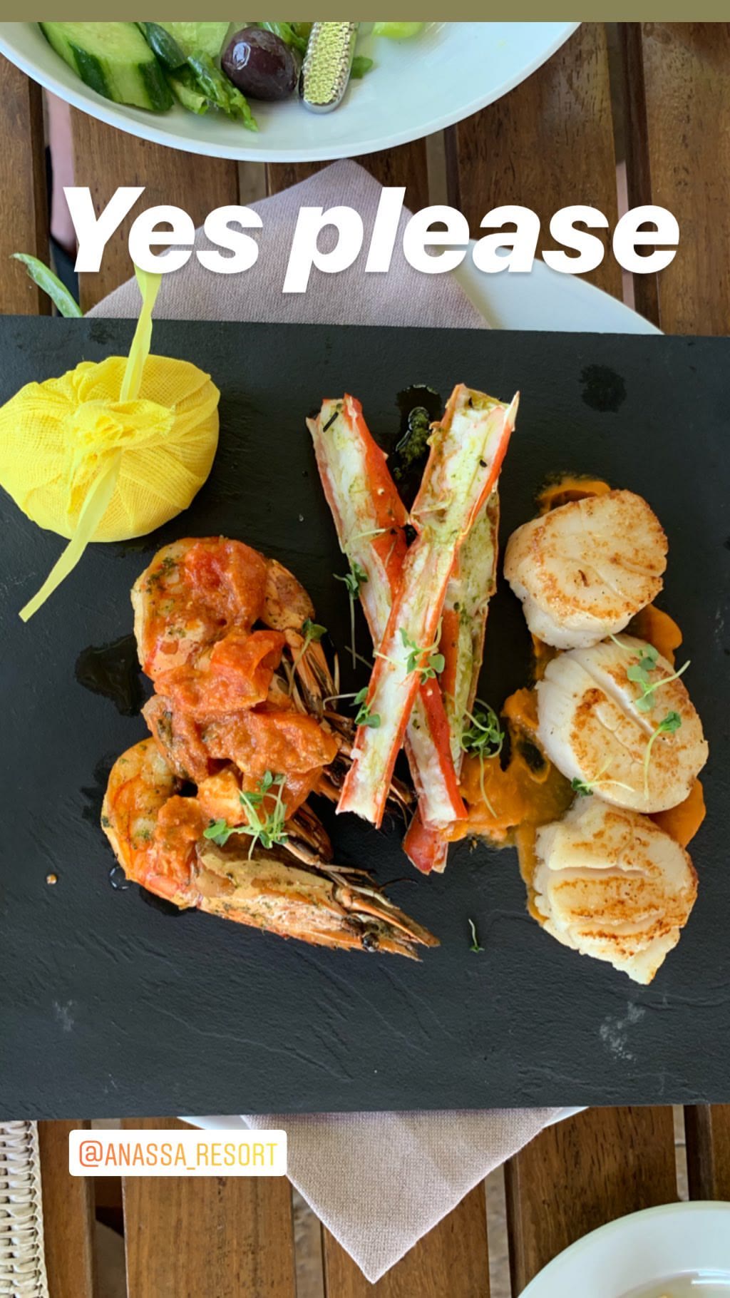 Seafood platter at Anassa Resort, Cyprus