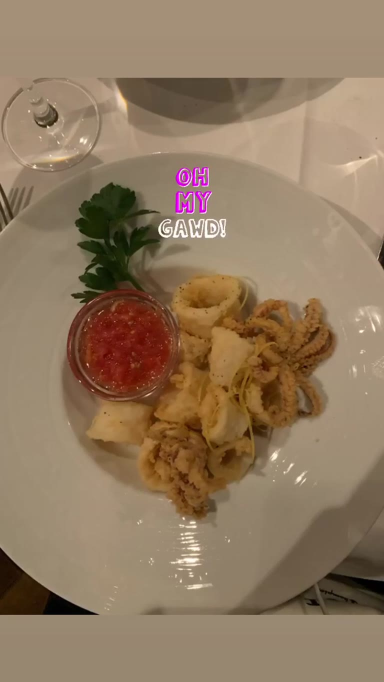 Fried calamari that got an "Oh my gawd"