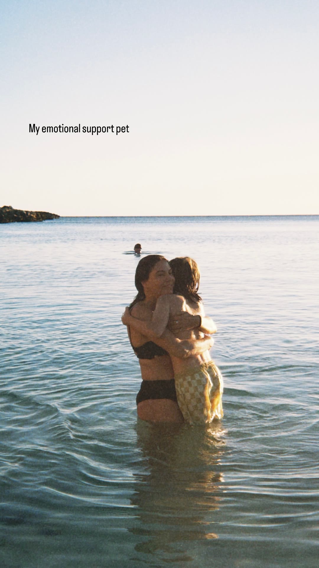 Sea swim in Puglia with my little one