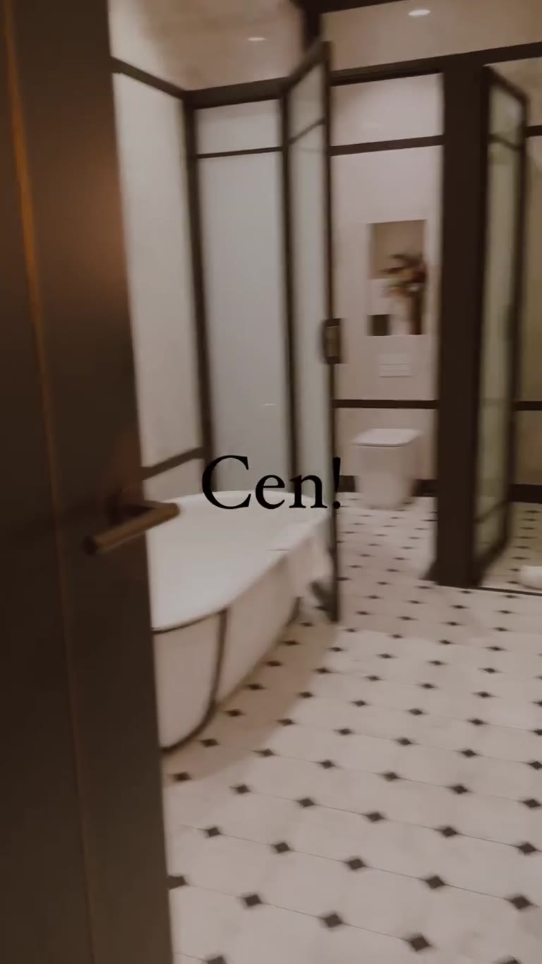 Marble hotel bathroom tour in Madrid