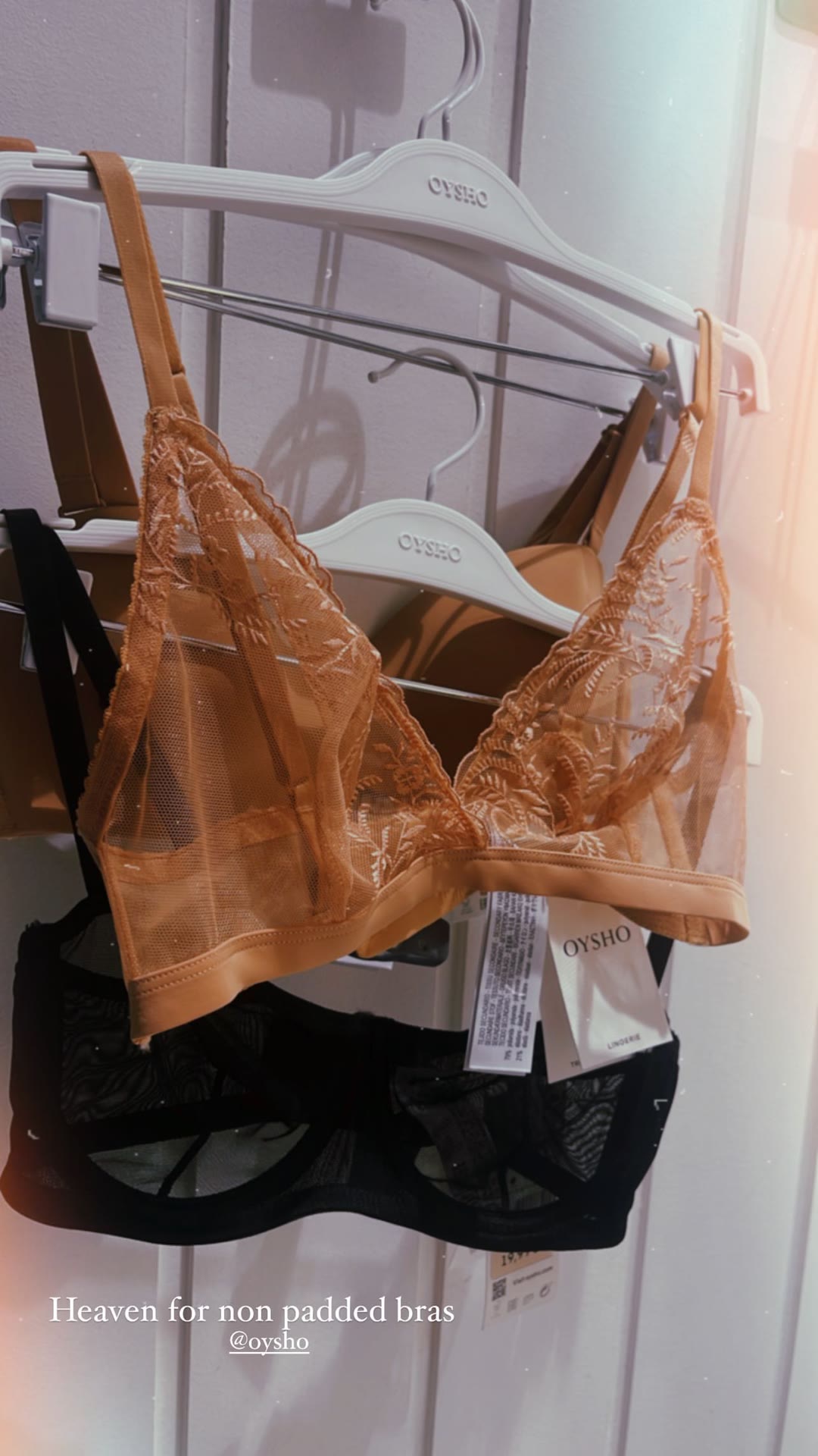 Oysho lingerie find in Barcelona