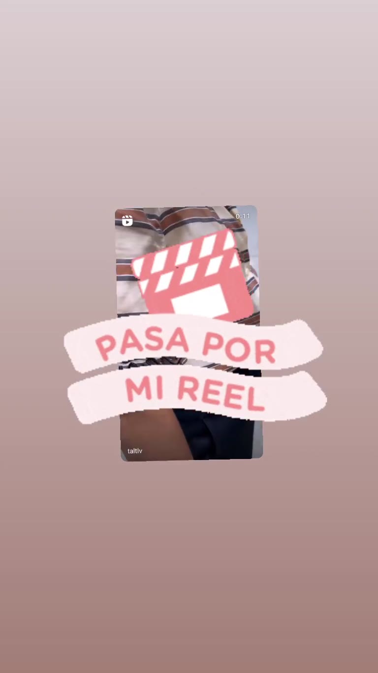 "Pasa por mi reel" — outfit reel from Madrid