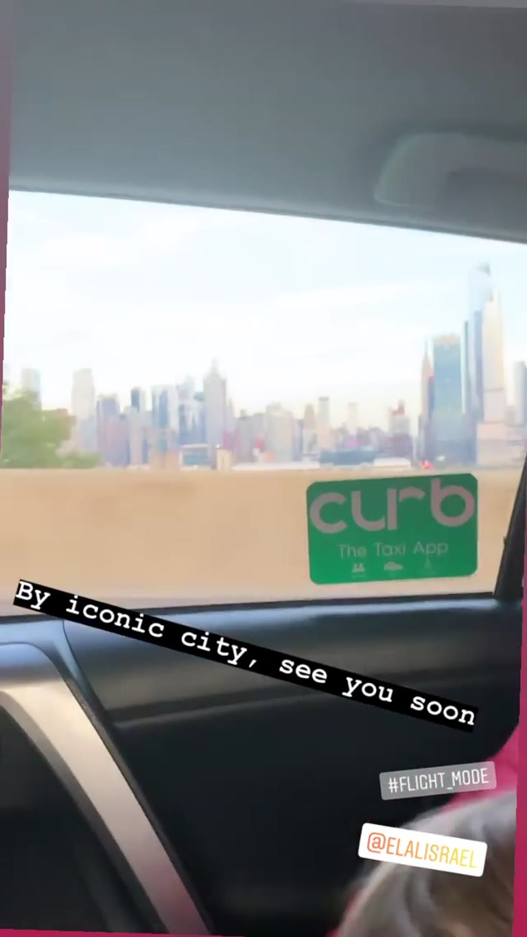 Goodbye NYC — taxi ride to the airport