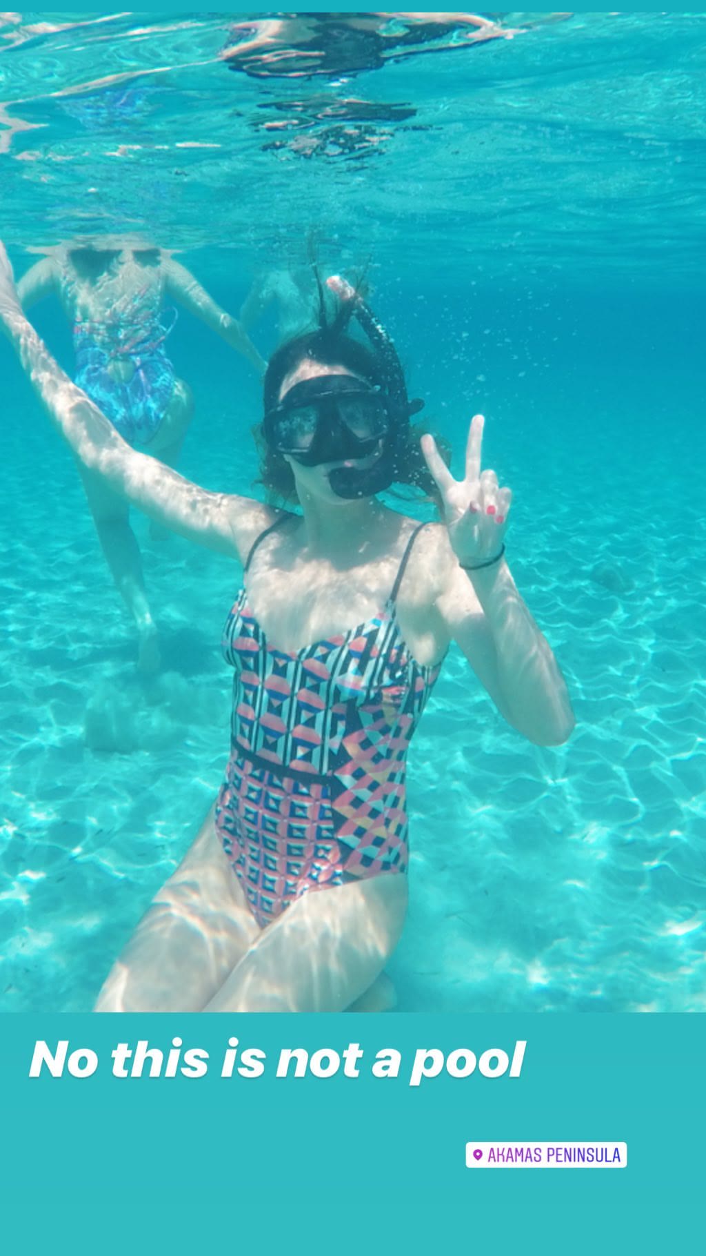 Snorkeling the clear water of Akamas Peninsula