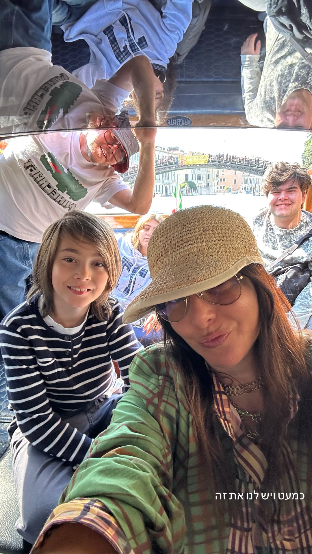 Vaporetto ride past Ponte dell'Accademia, Venice