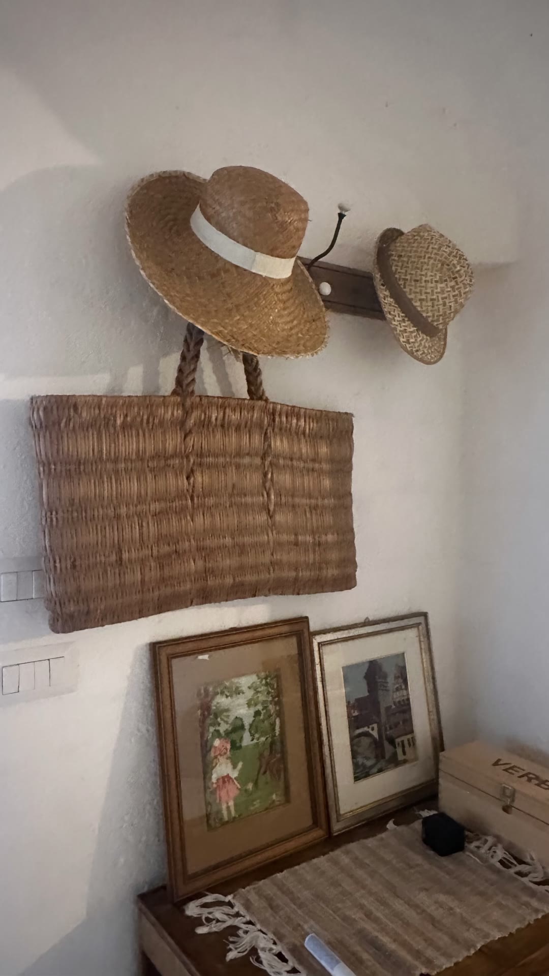 Rustic entryway detail in Puglia