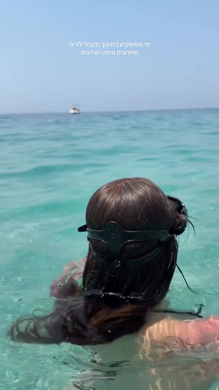 שנירקול במים צלולים בקורפו