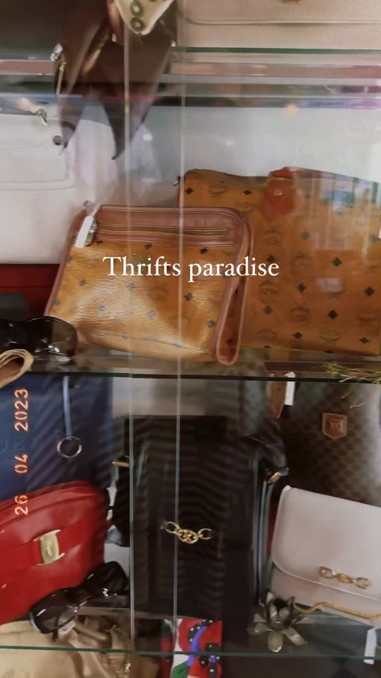 Tokyo thrift shop: designer bag paradise