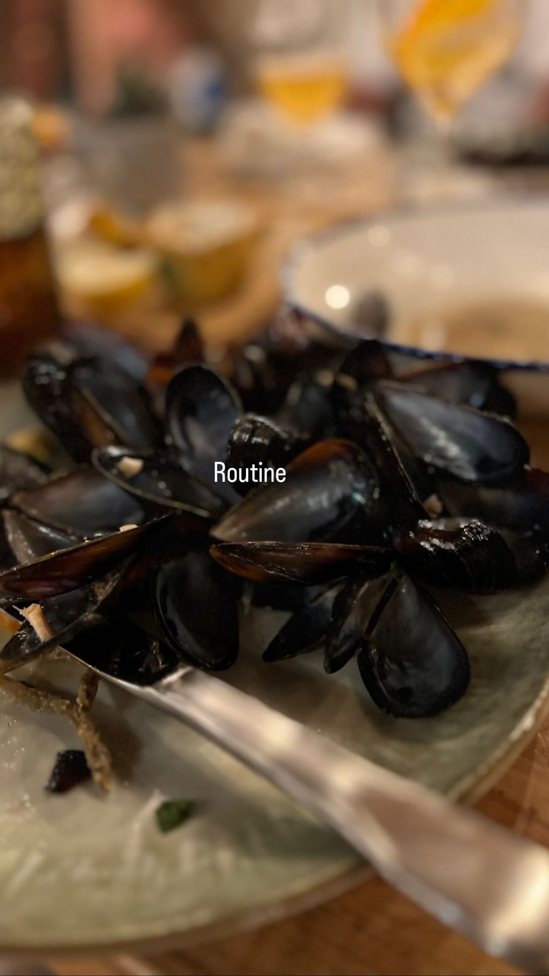 Mussels in Spain — "Routine"