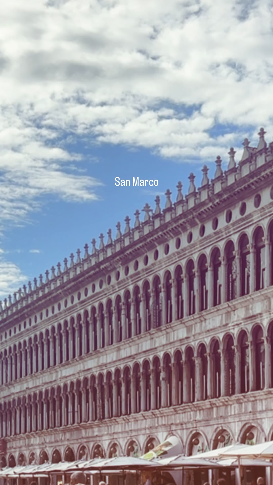 Piazza San Marco arcades, Venice